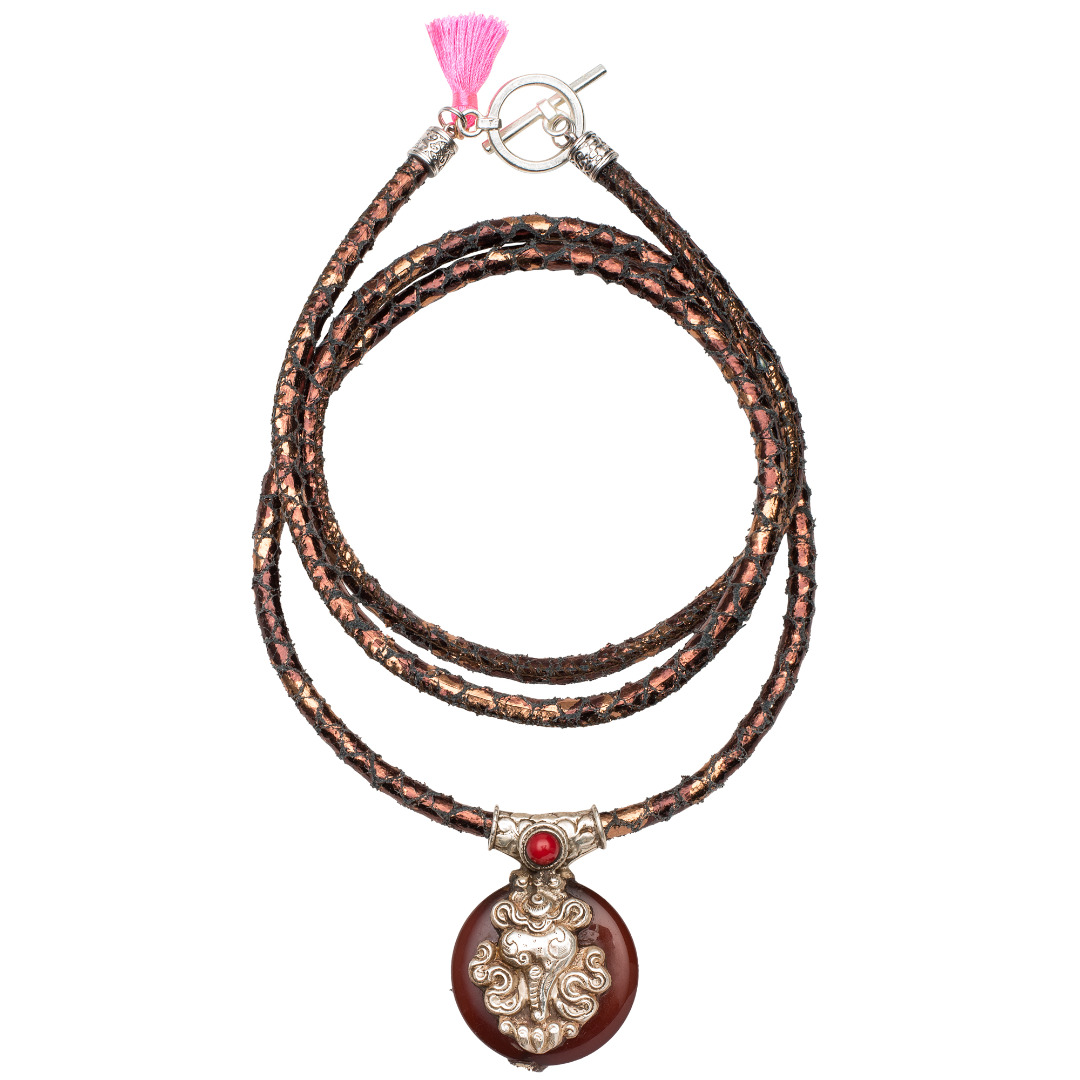 The Carneol Snake Necklace