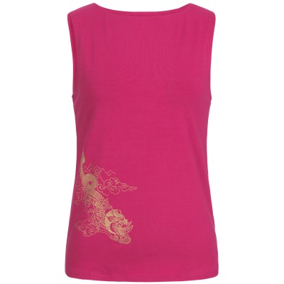 Dragon cheeky Tank - Flow freely throug all types of yoga, in this cheeky fit organic cotton tank.