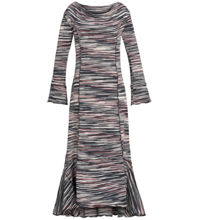 Chandra - Knit - Dress - Maxi - Inspired by the 70 s knit for vintage loving trend makers