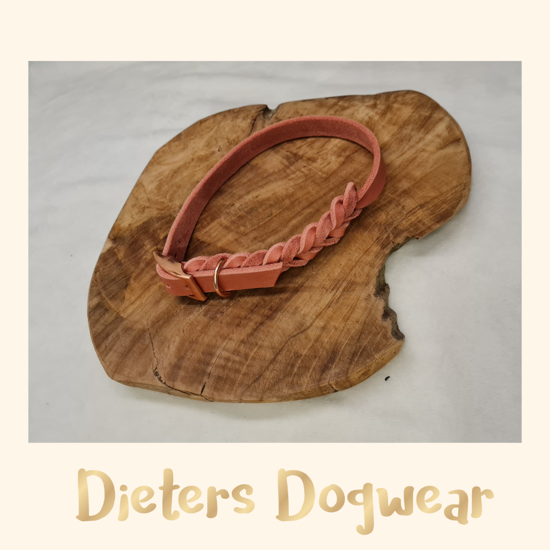 Halsband | Hundehalsband | Fettlederhalsband | Fettleder | Collar | Dogcollar - verstellbar