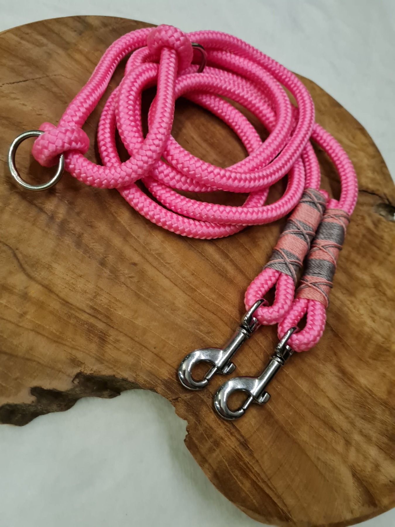 für kleine Hunde: Halsband und Leine | Collar and Leash | PPM Seil 3