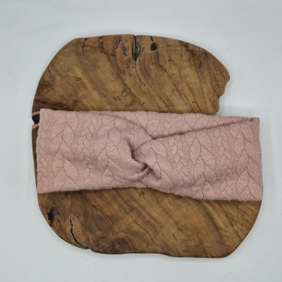 Stirnband aus Sweatstoff rosa - Bandana | Stinband | Haarbaand für Damen