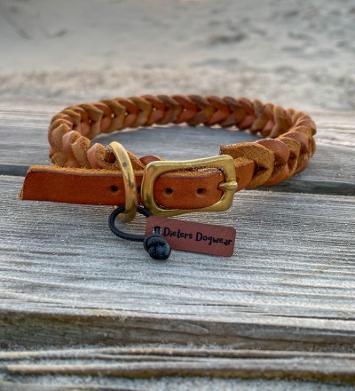 Halsband | Hundehalsband | Fettlederhalsband | Fettleder | Collar | Dogcollar - für kleine Hunde
