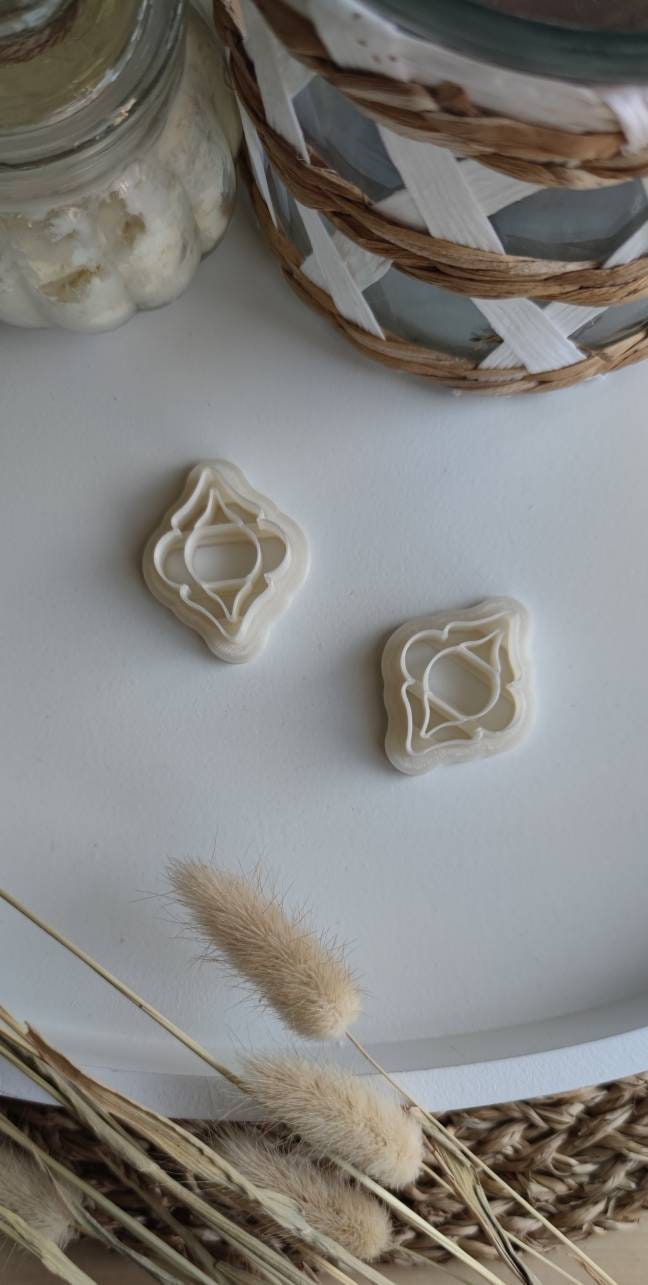 Polymer Clay Cutter | Ausstechform | FIMO Cutter | Polymer Clay Zubehör | DIY-Werkzeug | handmade Schmuck | marokkanisches Ornament | Lampe