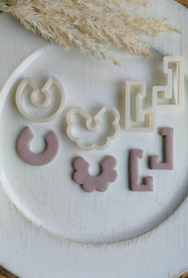 Polymer Clay Cutter | Ausstechform | Präger | FIMO Cutter | Stempel | Polymer Clay Zubehör | DIY-Werkzeug | handmade Schmuck | Kreis Creolen 3