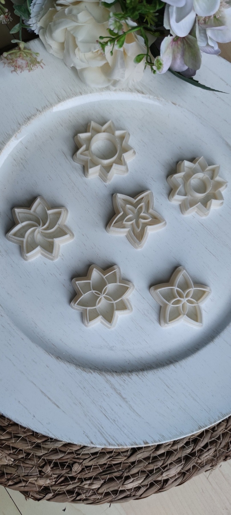 Polymer Clay Cutter Set | Ausstechform | Präger | Fimo | Stempel | Polymer Clay Zubehör | DIY-Werkzeug | handmade Schmuck | Mandala | Blüte