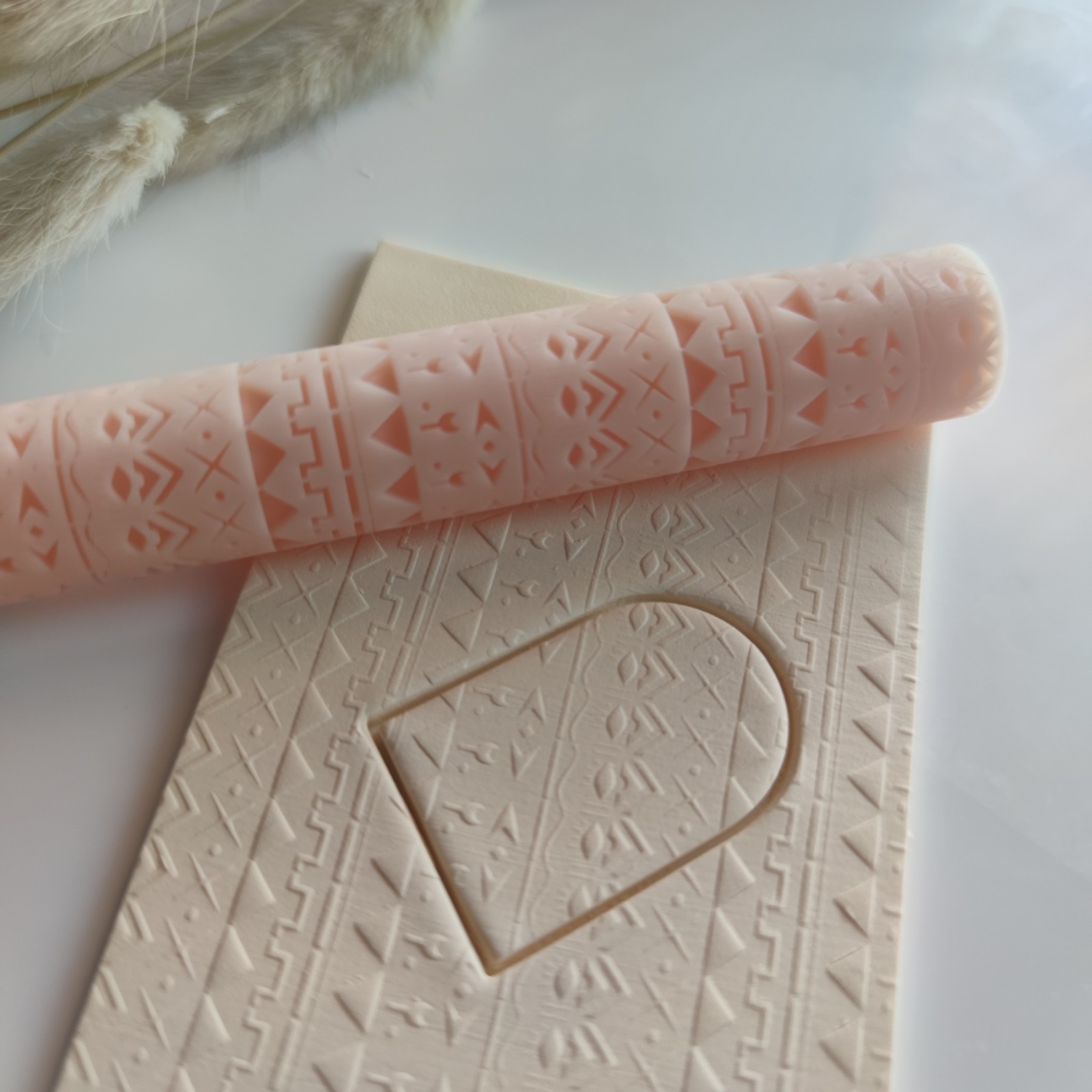 Clay Texture Roller | Prägungswalze | Stempel | Polymer Clay Zubehör | DIY-Werkzeug | handmade Schmuck | Ethno