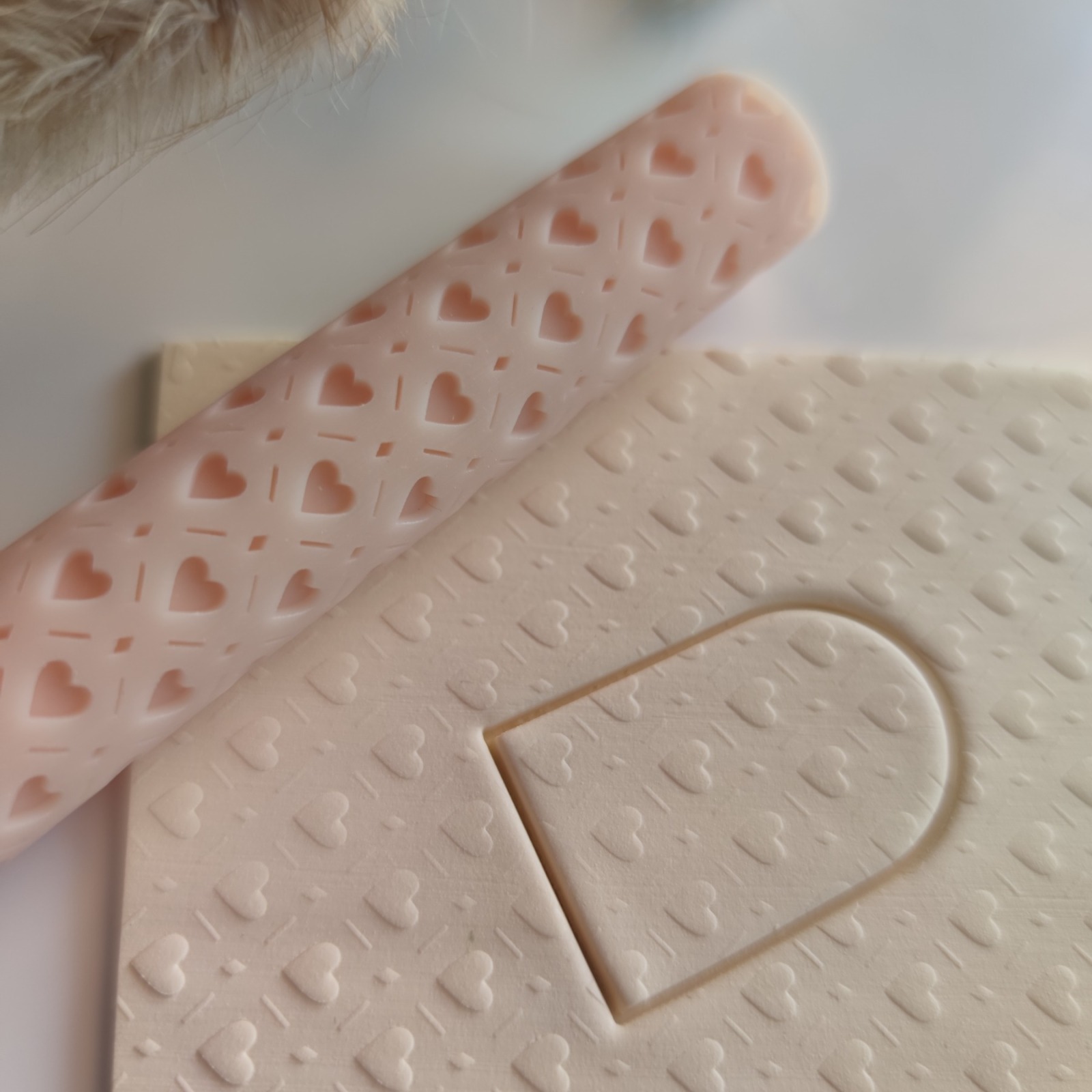 Clay Texture Roller | Prägungswalze | Stempel | Polymer Clay Zubehör | DIY-Werkzeug | handmade