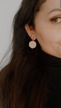 Polymer Clay Ohrringe | Ohrhänger | Pastellfarben| Edelstahl | leichte handgefertigte Ohrringe |