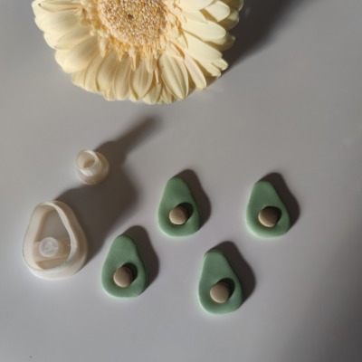 Polymer Clay Cutter Set | Ausstechform | Avocado