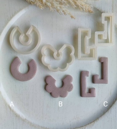 Polymer Clay Cutter | Ausstechform | Präger | FIMO Cutter | Stempel | Polymer Clay Zubehör | DIY-Werkzeug | handmade Schmuck | Kreis Creolen