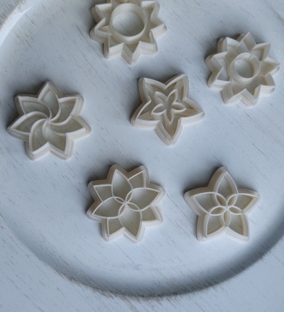 Polymer Clay Cutter Set | Ausstechform | Präger | Fimo | Stempel | Polymer Clay Zubehör | DIY-Werkzeug | handmade Schmuck | Mandala | Blüte