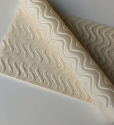 Clay Texture Roller | Prägungswalze | Stempel | Polymer Clay Zubehör | DIY-Werkzeug | handmade Schmuck |Wellen | Streifen |