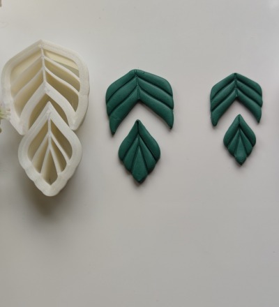 Polymer Clay Cutter Set | Ausstechform | FIMO Cutter | Polymer Clay Zubehör | DIY-Werkzeug | handmade Schmuck | Organische Formen Dreier Set