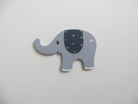 Elefant Holzmotiv Kinderzimmerdeko