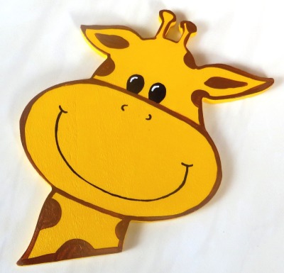 Giraffe Holzmotiv - passend zu unseren Holzbuchstaben