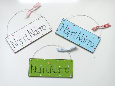 Holzschild Narri Narro - Kleine Geschenkidee für Fasnetfans