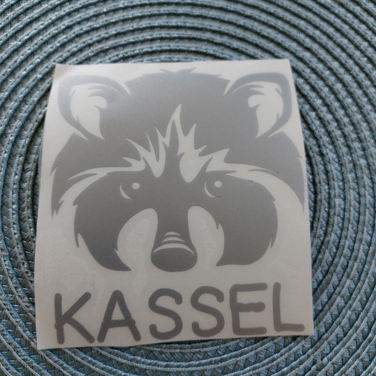 Kassel Waschbär Aufkleber als Autoaufkleber Wandtattoo Sticker