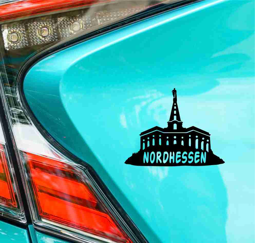 Kassel Herkules Aufkleber als Autoaufkleber Wandtattoo Sticker