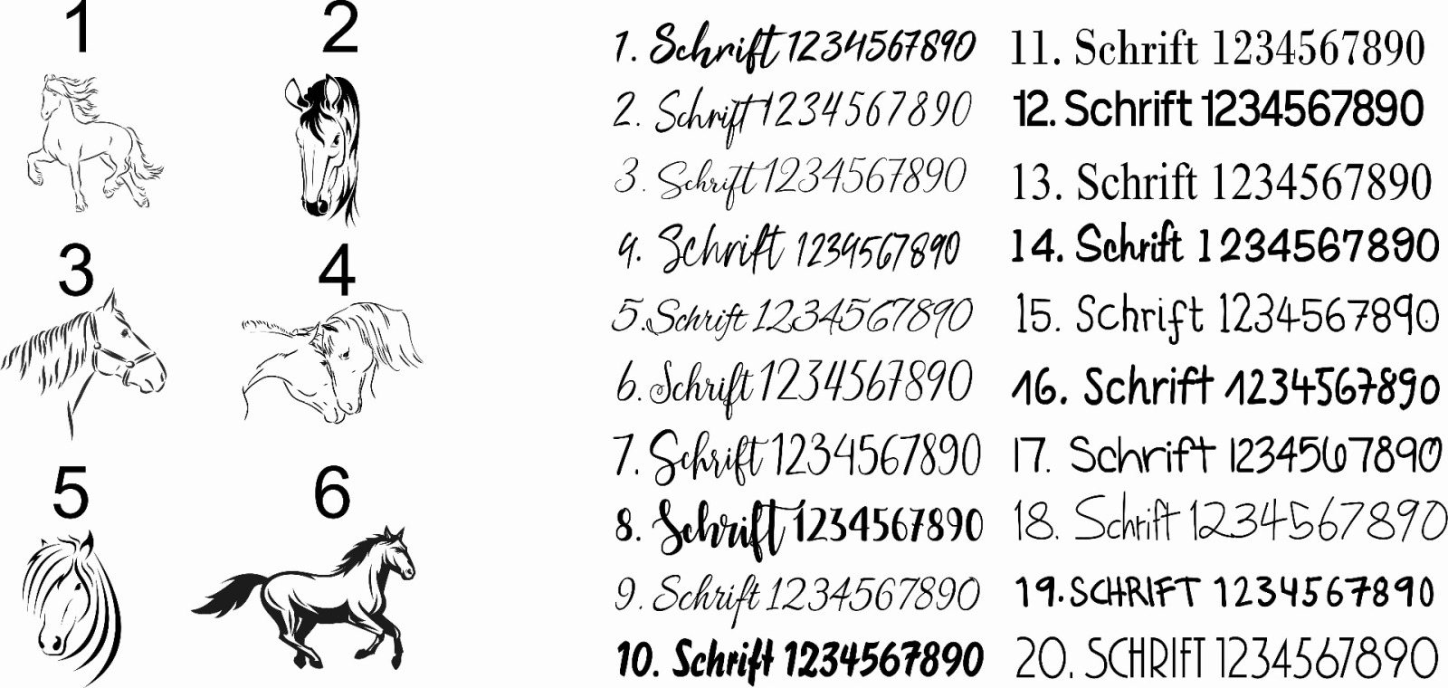 Boxenschild für Pferd Pferde individuell Namensschild Name Datum Schieferschild Schiefertafel