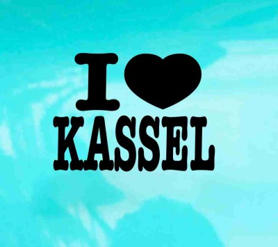 I love Kassel Aufkleber als Autoaufkleber Wandtattoo Sticker - Nordhessen Kasseler Kasselaner Kasseläner