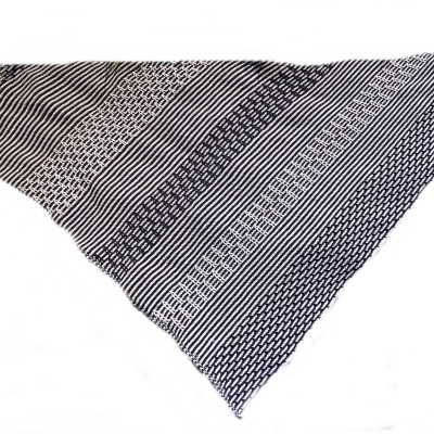 Schultertuch Dreieckstuch Moira handgestrickt - 50 Baumwolle 50 Polyamid - ca 210 x 145 x 142 cm -