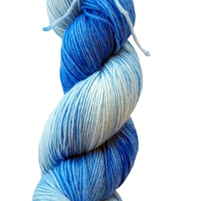 Nr. 622 - Blautöne - 100 g - 75 Schurwolle 28 Mikron / 25 Polyamid