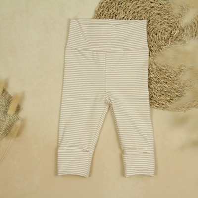 Babyleggings Größe 62 aus Jersey - extralange Beinbündchen