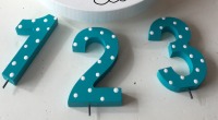 Zahl für Geburtstags-Kerzenhalter 2