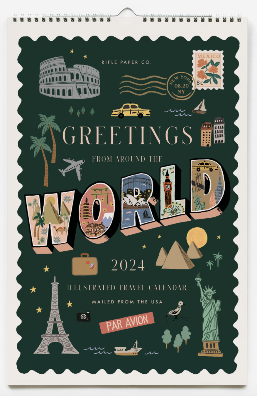 2024 Greetings from Around the World Calendar