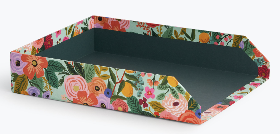 Garden Party Letter Tray