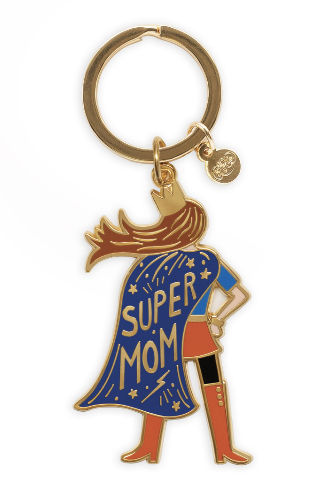 Super Mom Keychain