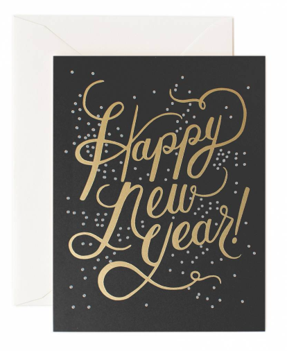 Shimmering New Year Card