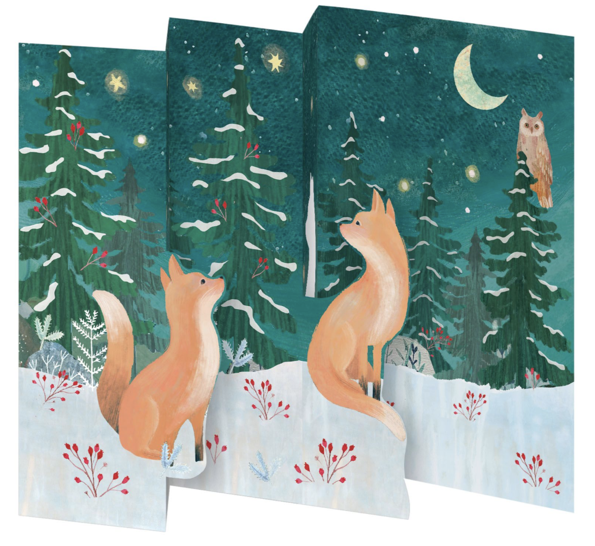 Moonlit Meadow Tri-fold Card Pack 2