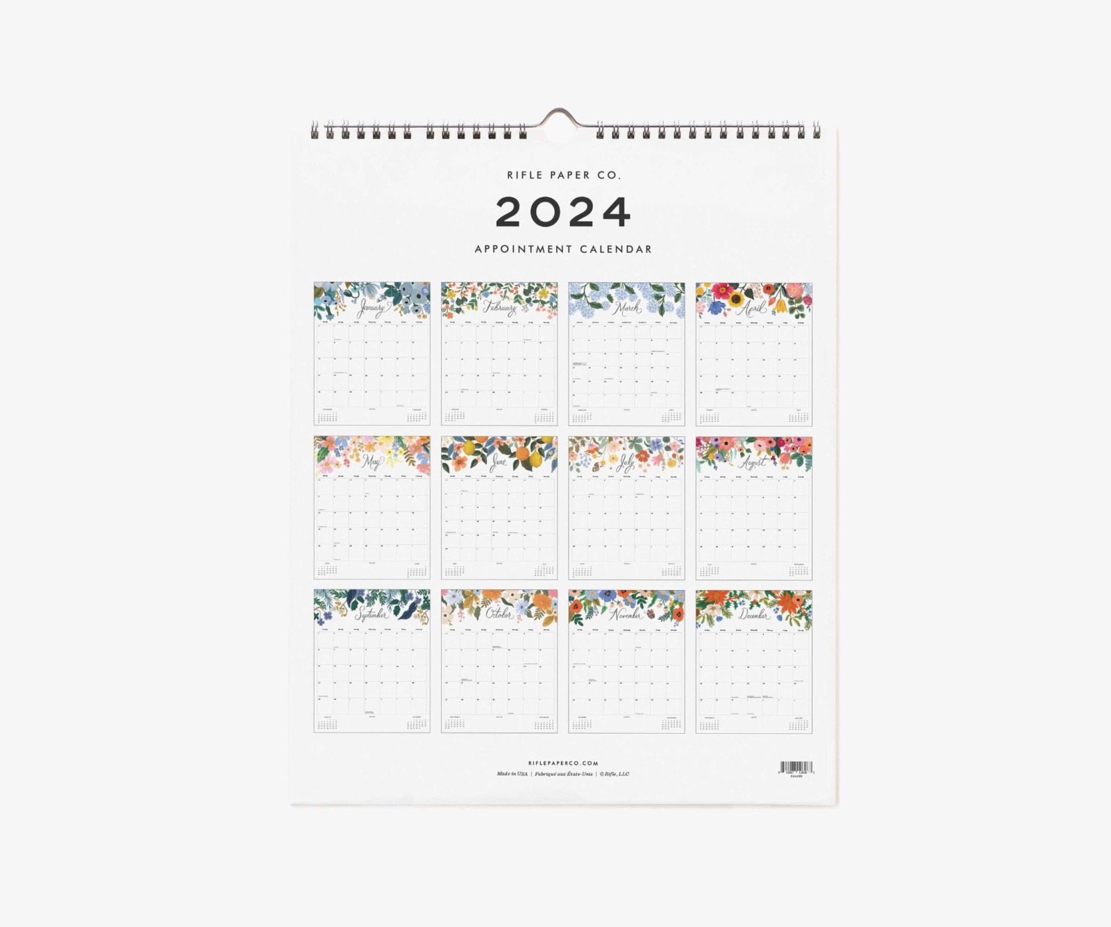 2024 Peacock Appointment Calendar 14