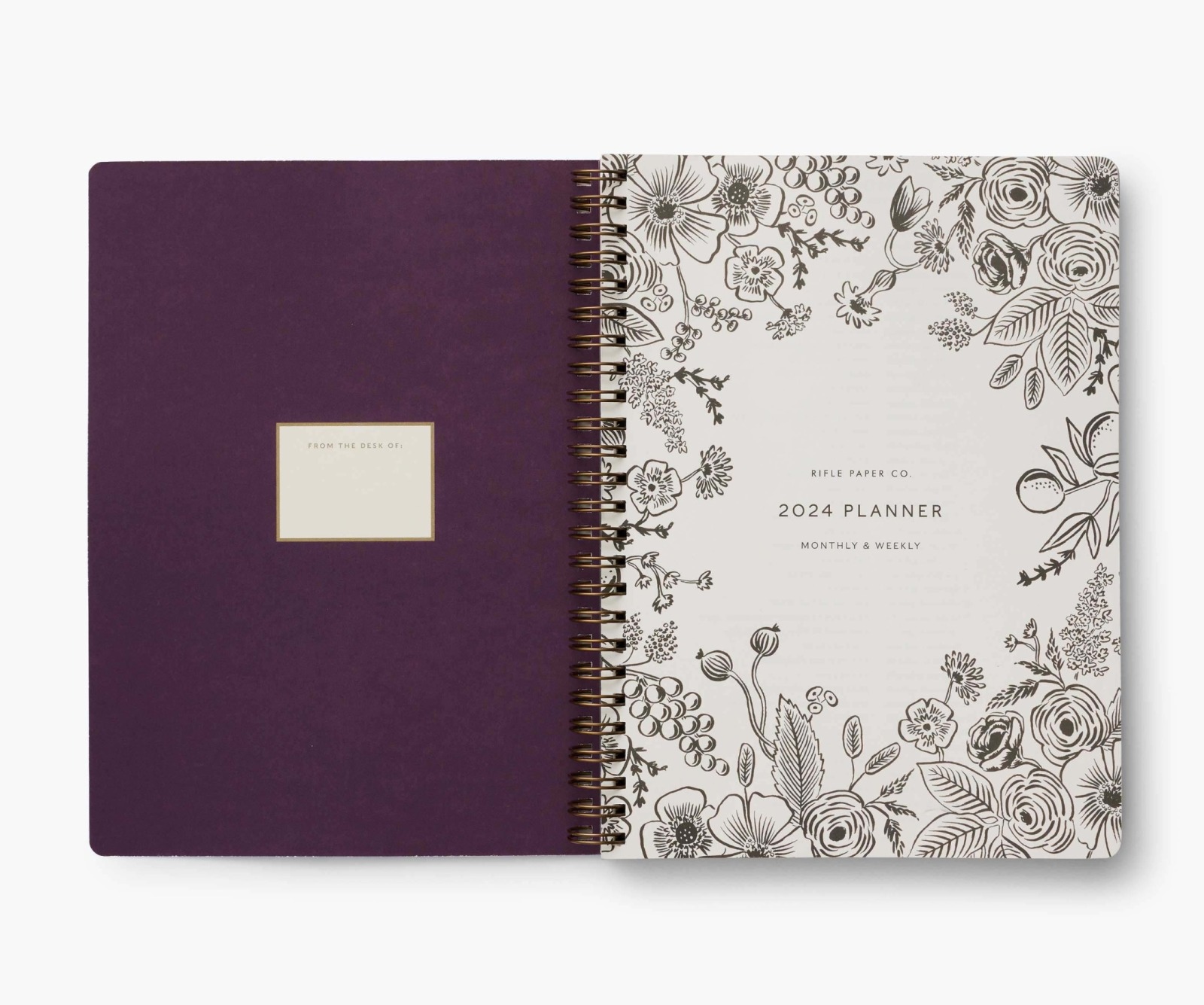 2024 Blossom Softcover Spiral Planner 2