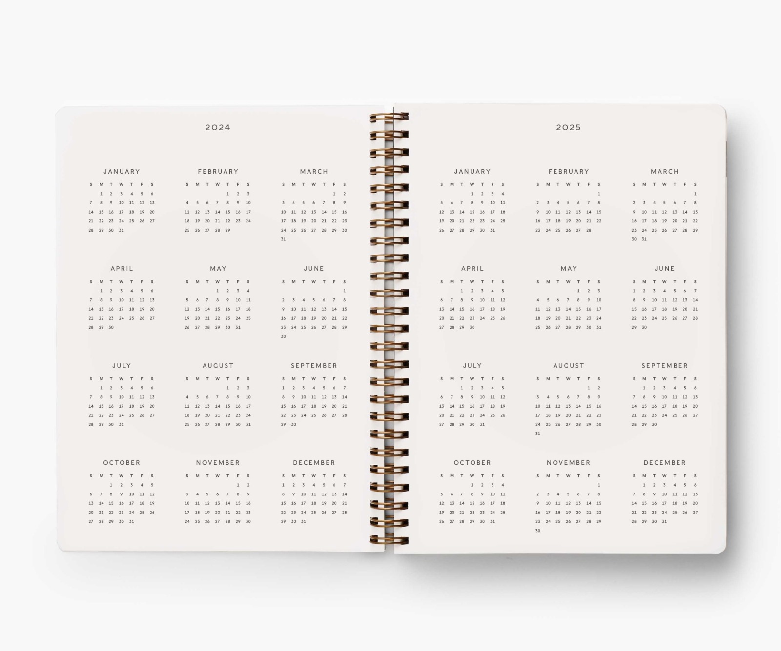 2024 Blossom Softcover Spiral Planner 4