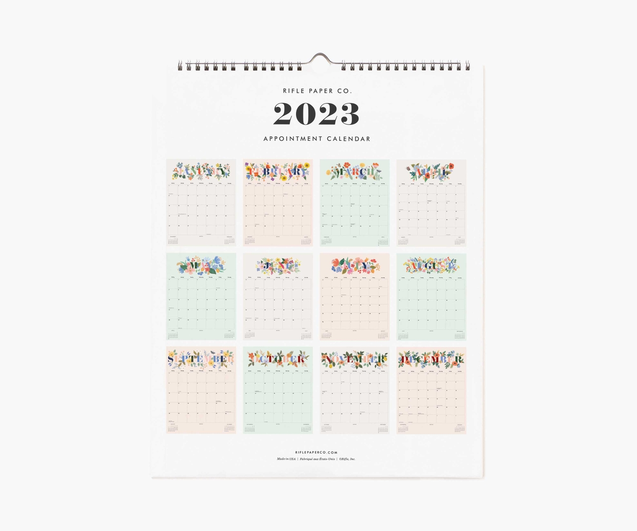 2023 Mayfair Appointment Calendar 14