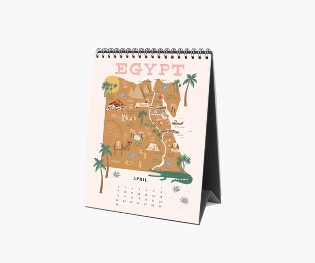 2023 World Traveler Desk Calendar 5