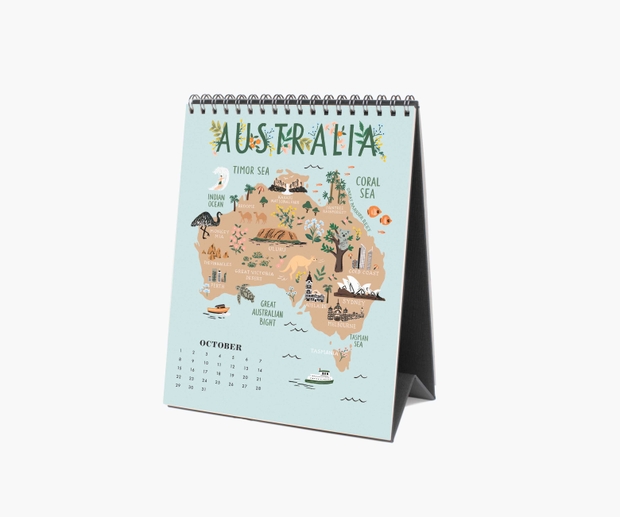 2023 World Traveler Desk Calendar 11