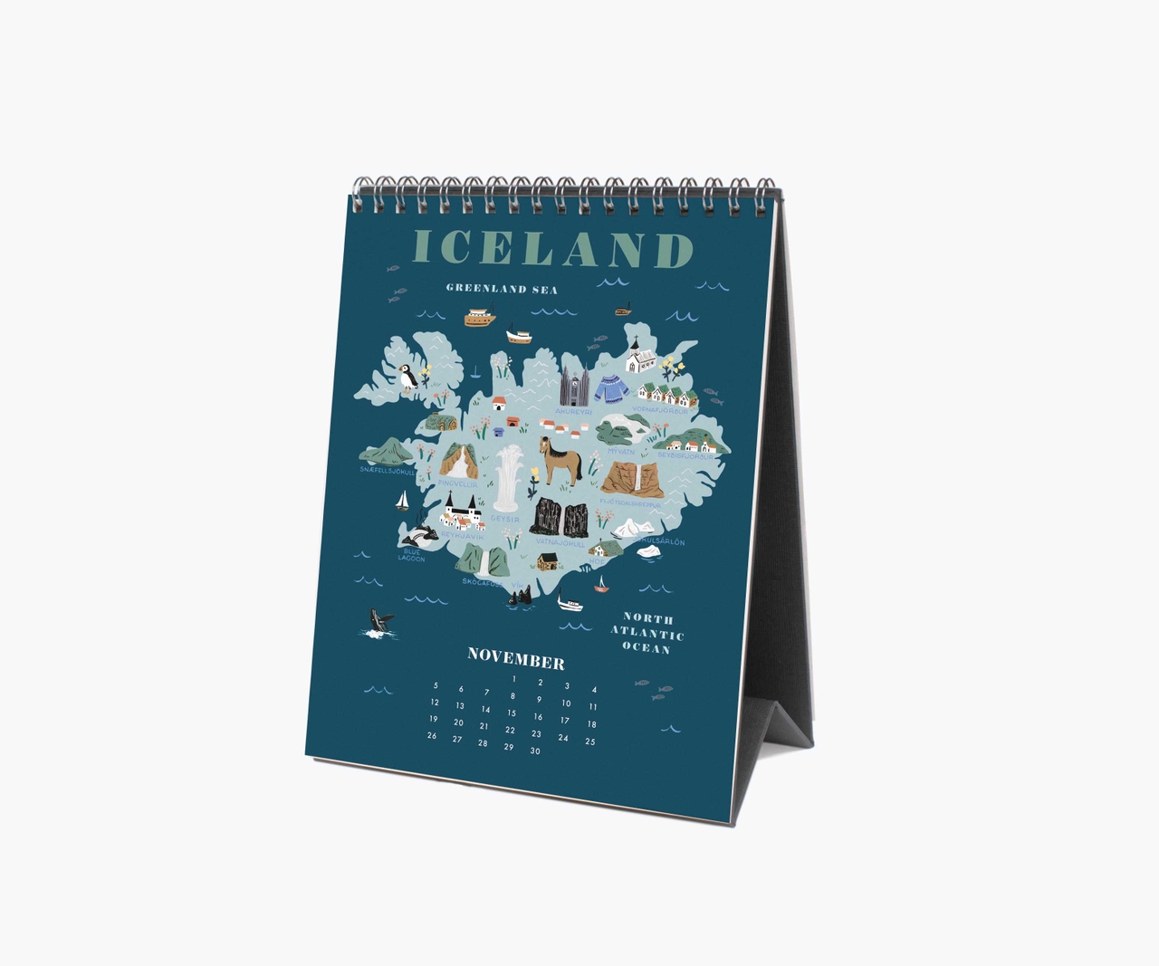 2023 World Traveler Desk Calendar 12