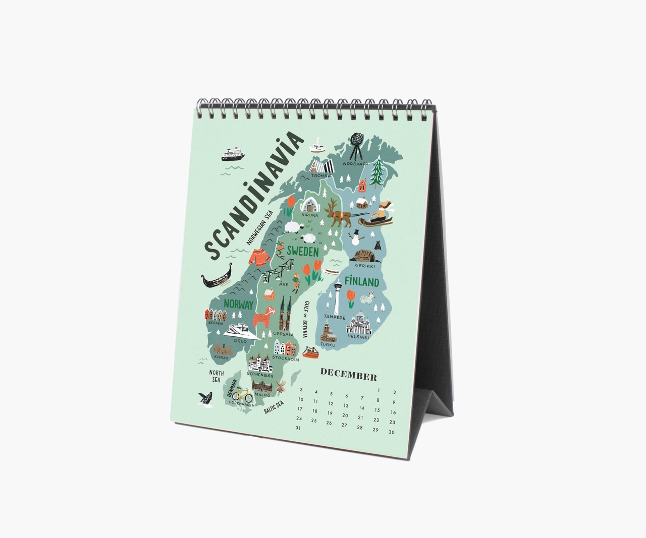 2023 World Traveler Desk Calendar 13