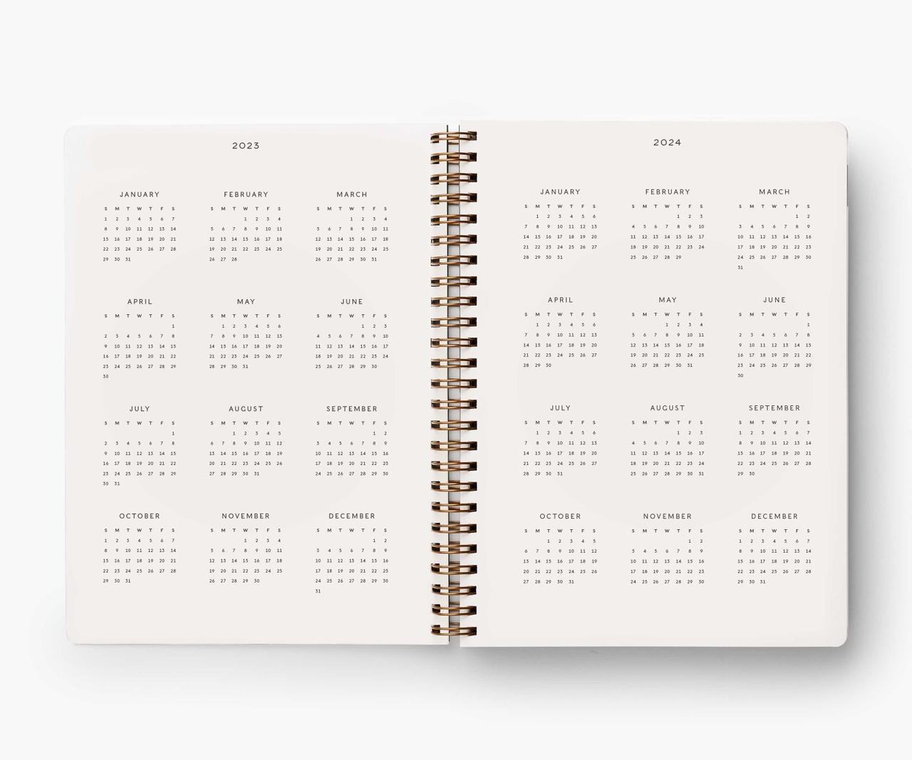 2023 Mayfair Softcover Spiral Planner 4