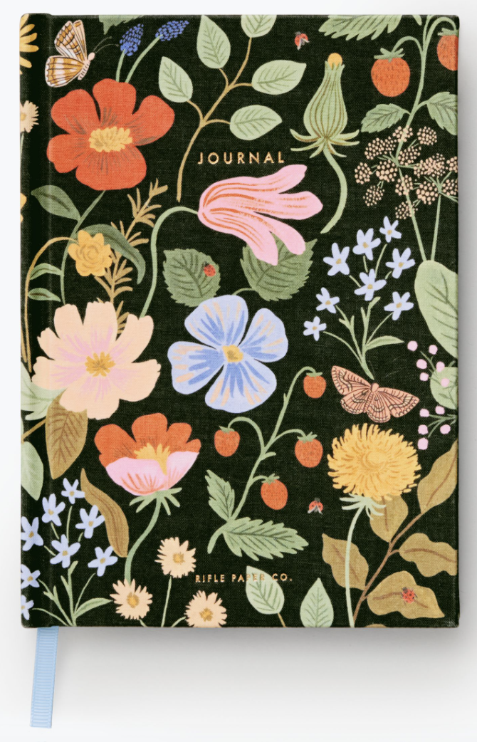 Strawberry Fields Fabric Journal