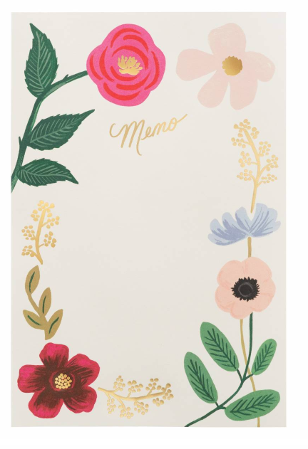 Wildflowers Memo Notepad