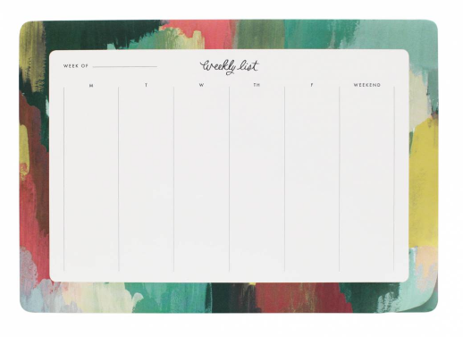 Paint Strokes Weekly Desk Pad Rifle Online Shop Rifle Paper Co