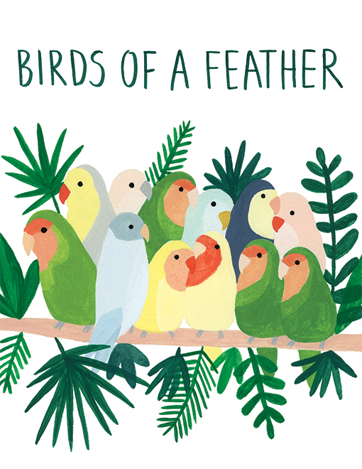 Birds of Feather Card