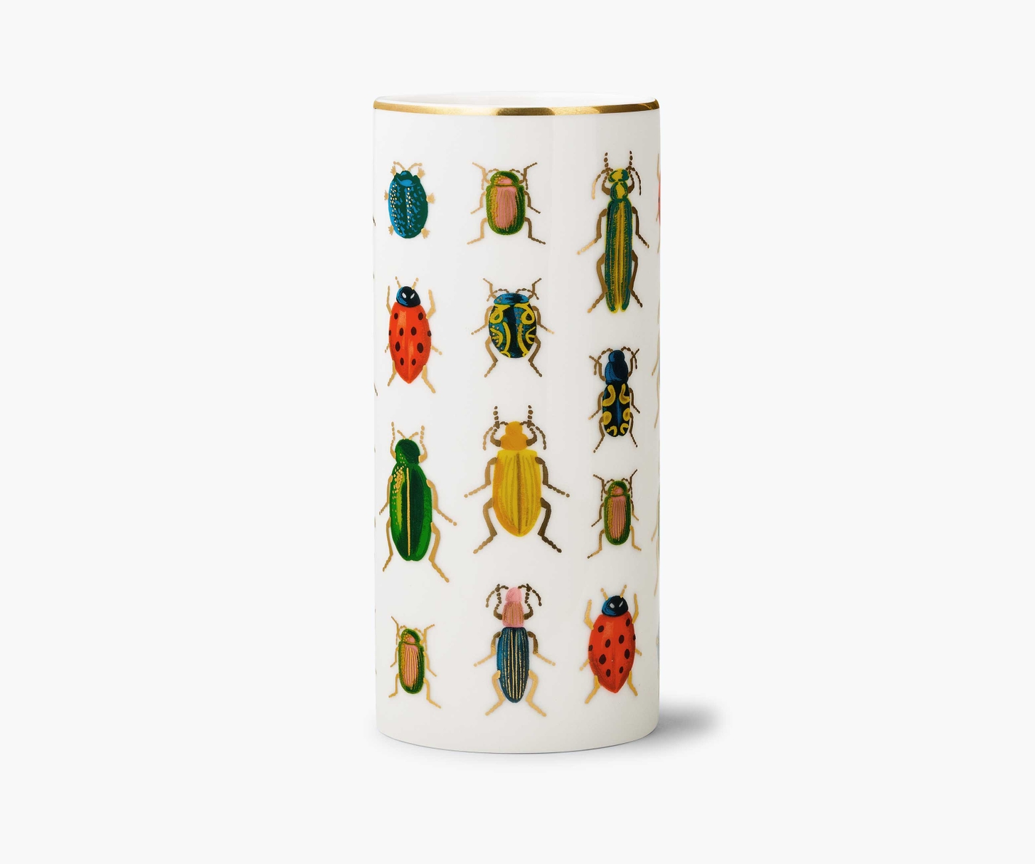 Beetles & Bugs Porcelain Vase 2