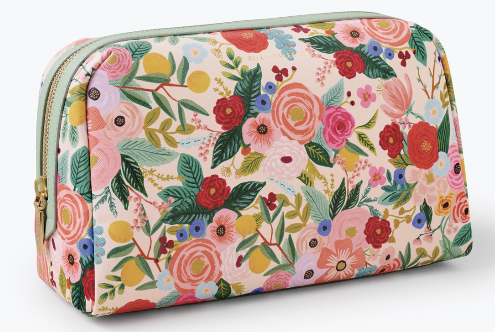 Garden Party Large Cosmetic Pouch 3