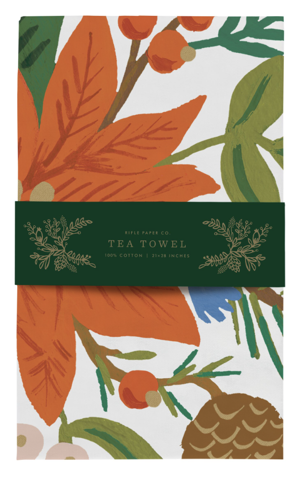 Holiday Bouquet Tea Towel 3